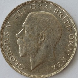 HALF CROWNS 1921  GEORGE V  GEF