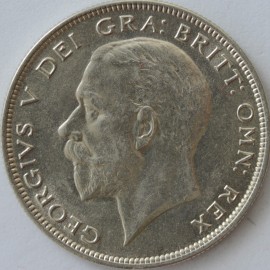 HALF CROWNS 1929  GEORGE V  BU