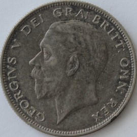 HALF CROWNS 1930  GEORGE V RARE       EF  