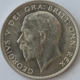 HALF CROWNS 1932  GEORGE V SCARCE IN THIS GRADE  BU