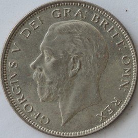 HALF CROWNS 1934  GEORGE V SCARCE UNC LUS