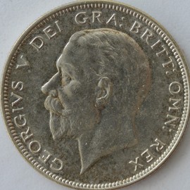 HALF CROWNS 1935  GEORGE V  UNC LUS