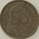 HALF CROWNS 1701  WILLIAM III TERTIO NVF