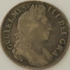 HALF CROWNS 1701  WILLIAM III TERTIO  GF/NVF 