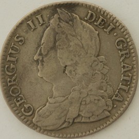 HALF CROWNS 1745  GEORGE II ROSES NVF