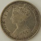 FLORINS 1872  VICTORIA DIE NO 1 GVF