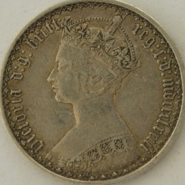 FLORINS 1873  VICTORIA DIE NO 202 GVF