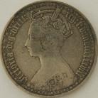 FLORINS 1878  VICTORIA DIE NO 3 NVF