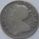 SHILLINGS 1705  ANNE PLAIN VERY SCARCE F