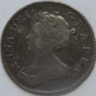 SHILLINGS 1705  ANNE PLUMES VERY SCARCE NVF