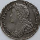SIXPENCES 1739  GEORGE II O OVER R IN GEORGIVS EXTREMELY RARE GVF