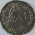 SIXPENCES 1696 Y WILLIAM III YORK  EARLY HARP 1ST BUST ESC 1539 SMALL METAL FLAW GVF 