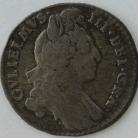 SIXPENCES 1697  WILLIAM III 3RD BUST LATE HARP ESC 1567 GF