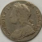 SHILLINGS 1735  GEORGE II ROSES & PLUMES GF
