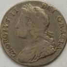 SHILLINGS 1735  GEORGE II ROSES & PLUMES GF