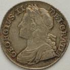 SHILLINGS 1739  GEORGE II ROSES VF