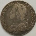 SHILLINGS 1741  GEORGE II ROSES GVF