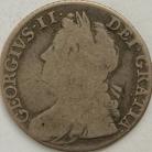 SHILLINGS 1741  GEORGE II ROSES F