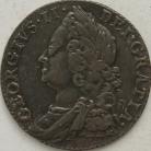 SHILLINGS 1750  GEORGE II 0 OVER 6 GVF