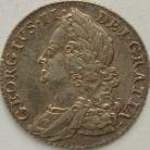 SHILLINGS 1750  GEORGE II NEF