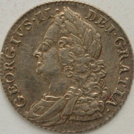 SHILLINGS 1750  GEORGE II  NEF