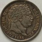 SHILLINGS 1816  GEORGE III NEF