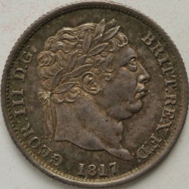 SHILLINGS 1817  GEORGE III  GEF