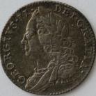 SIXPENCES 1757  GEORGE II NEF