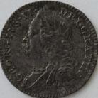 SIXPENCES 1758  GEORGE II 8 OVER 7 NEF