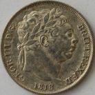 SIXPENCES 1818  GEORGE III NEF