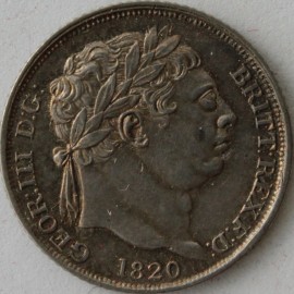 SIXPENCES 1820  GEORGE III  NEF