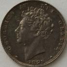 SIXPENCES 1829  GEORGE IV GVF