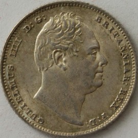 SIXPENCES 1834  WILLIAM IV  GEF