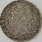 HALF CROWNS 1820  GEORGE IV LAUREATE HEAD NEF