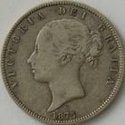 HALF CROWNS 1875  VICTORIA NVF