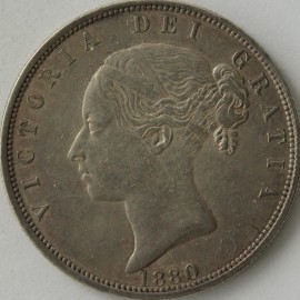 HALF CROWNS 1880  VICTORIA  NEF