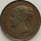 PENNIES 1854  VICTORIA PLAIN TRIDENT NEF