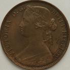 PENNIES 1860  VICTORIA TOOTHED BORDER F10 NEF