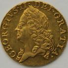 GUINEAS 1759  GEORGE II GEORGE II OLD LAUREATE HEAD S3680 MINT STATE MS