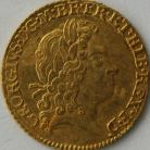 HALF GUINEAS 1718  GEORGE I GEORGE I 1ST HEAD S3635 NEF