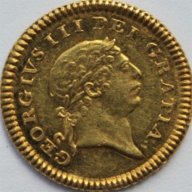 THIRD GUINEAS 1804  GEORGE III GEORGE III 2ND HEAD  NUNC LUS