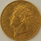 HALF SOVEREIGNS 1828  GEORGE IV GEORGE IV NEF