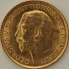 HALF SOVEREIGNS 1911  GEORGE V LONDON BU