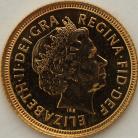 HALF SOVEREIGNS 2002  Elizabeth II SHIELD  BU 