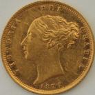 HALF SOVEREIGNS 1872  VICTORIA DIE NO 243 UNRECORDED NEF