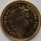 HALF SOVEREIGNS 2009  Elizabeth II BU