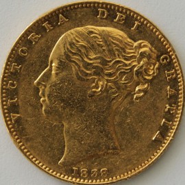 SOVEREIGNS 1838  VICTORIA VERY RARE NEF