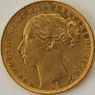 SOVEREIGNS 1882  VICTORIA MELBOURNE ST GEORGE GVF