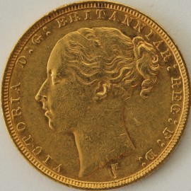 SOVEREIGNS 1882  VICTORIA MELBOURNE ST GEORGE  GVF