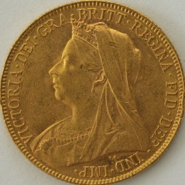 SOVEREIGNS 1901  VICTORIA OLD HEAD PERTH  NEF